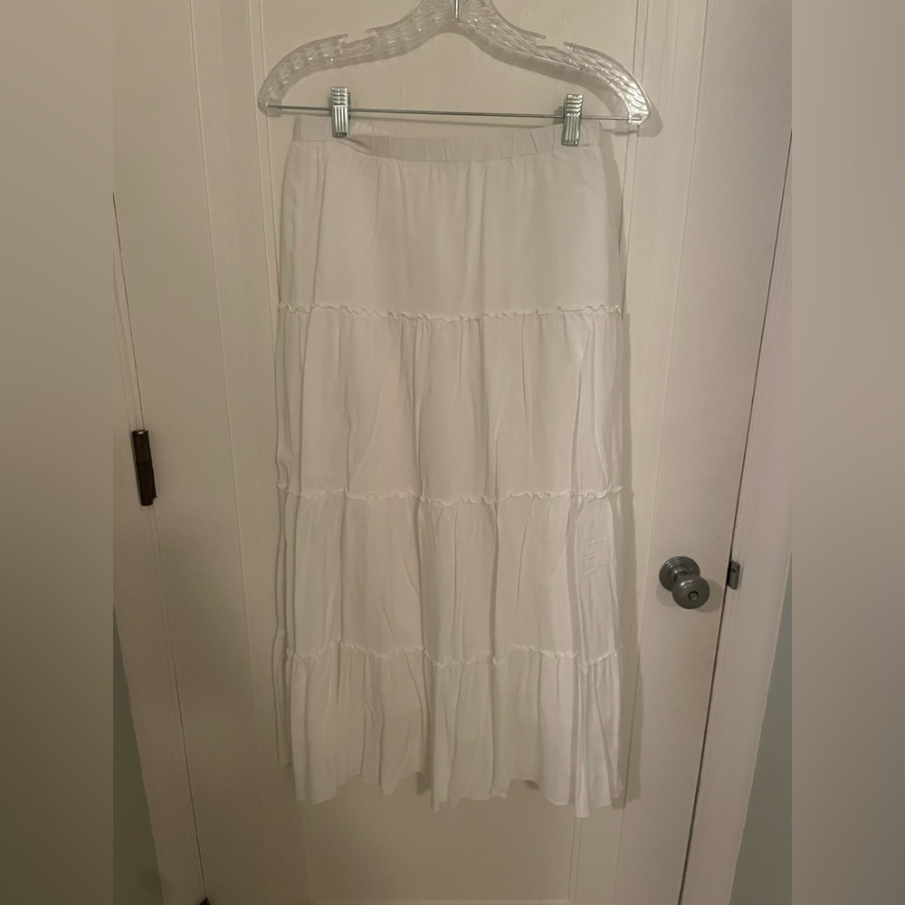 Brandy Melville White Maxi Skirt
